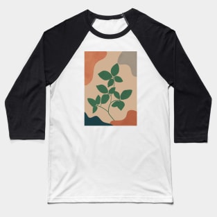 Neutral Earthy Tone - Abstract Boho Minimalist Baseball T-Shirt